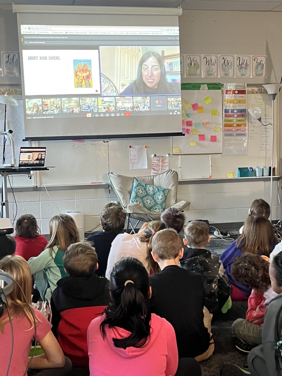 SC Mustangs host an author visit featuring Aisha Saeed. She inspires everyone to collect  + savior memories. #ZuniMemory🫙 ⁦<a href="/NobSchools/">Noblesville Schools</a>⁩ ⁦