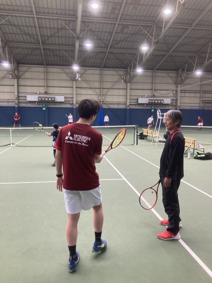 Sports__ME's tweet photo. #三菱電機 テニス日本リーグチーム #ファルコンズ（@METennisFalcons)が
2/1(土)に後援会員限定イベントを開催しました🎾
練習見学や、後援会員も参加できる練習会を通じて選手たちと触れ合い、絆を深める貴重な時間✨👏
温かい応援を励みに、日本リーグ決勝トーナメントも全力で戦います🔥 https://t.co/LbwGmf0uJd