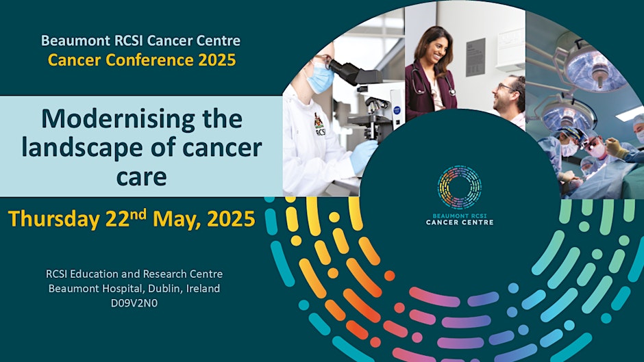 RCSI (@rcsi_irl) on Twitter photo Save the date! 🗓️
The Beaumont RCSI Cancer Centre will host its Cancer Conference 2025 on Thursday, 22 May. Registration and full programme details will be shared soon.
#WorldCancerDay <a href="/CancerCentreIre/">Beaumont RCSI Cancer Centre</a> Save the date! 🗓️
The Beaumont RCSI Cancer Centre will host its Cancer Conference 2025 on Thursday, 22 May. Registration and full programme details will be shared soon.
#WorldCancerDay <a href="/CancerCentreIre/">Beaumont RCSI Cancer Centre</a>