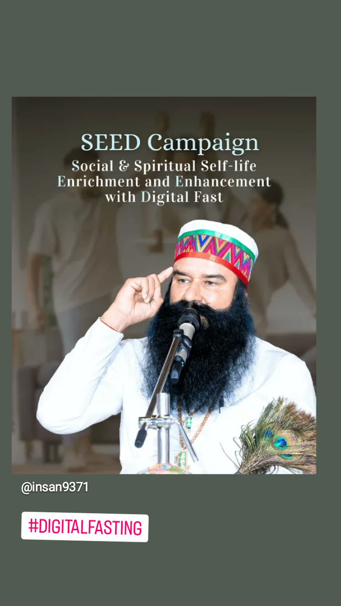 AnshuIn96916858's tweet image. #DigitalFasting refers to have a break 7 to 9 pm from gadgets ( TV, phone, laptop) or screen. This initiative named as #SeedCampaign . This helps us to #OvercomePhoneAddiction
and spend some #QualityTimeWithFamily to make the bonds stronger and trustworthy.