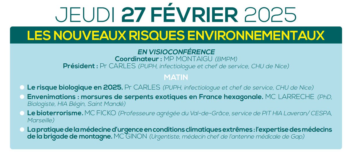 La prochaine session des JDU se tiendra en DISTANCIEL le 27/02 ! 
On parlera 🦠, 🐍, 🔬 &amp; 🏔️❄️
Soyez nombreux !
Inscription obligatoire ici : us02web.zoom.us/webinar/regist…