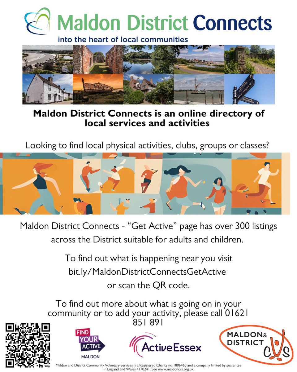 Maldon District CVS (@maldoncvs) on Twitter photo Looking to get more active in your community? The Maldon District Connects "Get Active" page has 300+ listings for physical activities, clubs, groups, and classes. Perfect for adults and kids alike! Find out more at bit.ly/MaldonDistrict… #FindYourActive <a href="/ActiveEssex/">ActiveEssex</a> Looking to get more active in your community? The Maldon District Connects "Get Active" page has 300+ listings for physical activities, clubs, groups, and classes. Perfect for adults and kids alike! Find out more at bit.ly/MaldonDistrict… #FindYourActive <a href="/ActiveEssex/">ActiveEssex</a>