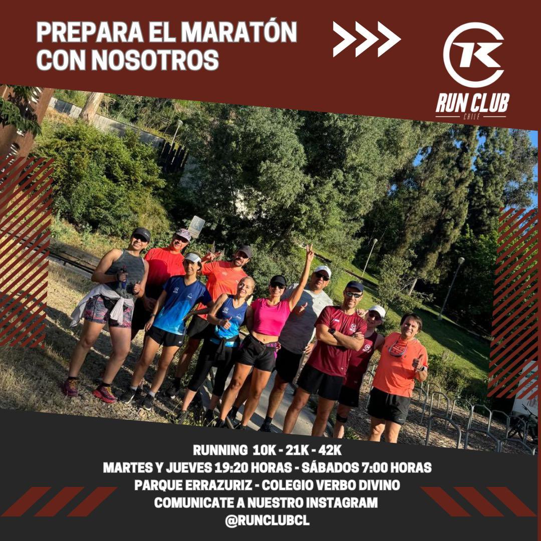 RunClubCL's tweet image. #entrenadurocorrefácil 10, 21 o 42k, tú eliges @maratonsantiago #teesperamos