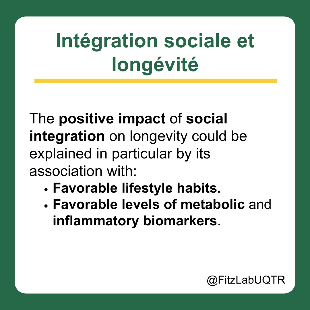 Fitz Lab (@fitzlabuqtr) on Twitter photo ❤️In this Valentine's month, <a href="/clara_morin31/">clara morin</a> talks about the importance of social integration on #Longevity. ❤️In this Valentine's month, <a href="/clara_morin31/">clara morin</a> talks about the importance of social integration on #Longevity.