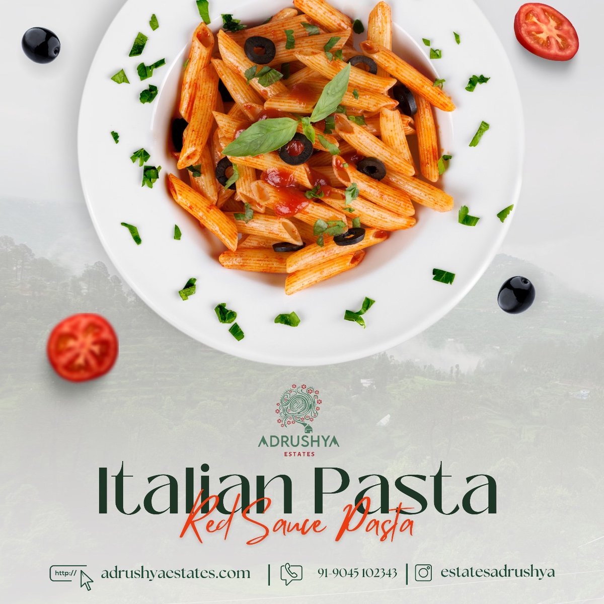 AdrushyaEstates's tweet photo. Indulge in the rich, tangy flavors of our signature red sauce pasta! 🍝✨ A perfect blend of Italian goodness and fresh ingredients. Ready to take a bite? 😋 

#redsaucepasta #pastalovers #adhrushyaestates #gourmetfood https://t.co/AagQHGSt9H