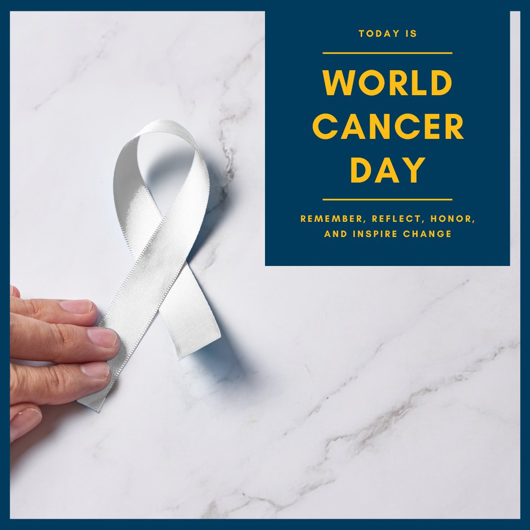 Today is World Cancer Day: a day to remember, reflect, honor &amp; inspire change. We encourage you to pause to remember lives lost to lung cancer, honor those affected &amp; learn how you can make a difference. Follow ABOH or support us @ our website abreathofhope.org and socials.