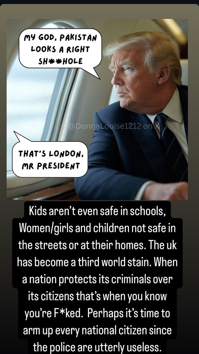 Time for white British people to arm up. Only way to protect our women and children.