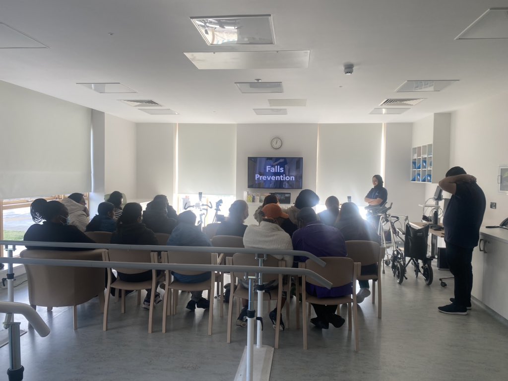 Falls prevention education and training plays an integral part of Rehab care. Our physio team have conducted training to promote awareness to staff . Our patients are educated daily . We have also launched the press call don’t fall initiative <a href="/PmTalevara1/">PM</a>