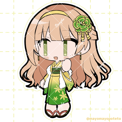 SKIMAにてご依頼者様のOCのデフォルメイラストを制作させていただきました!ご依頼ありがとうございました✨ #SKIMA #Commission 