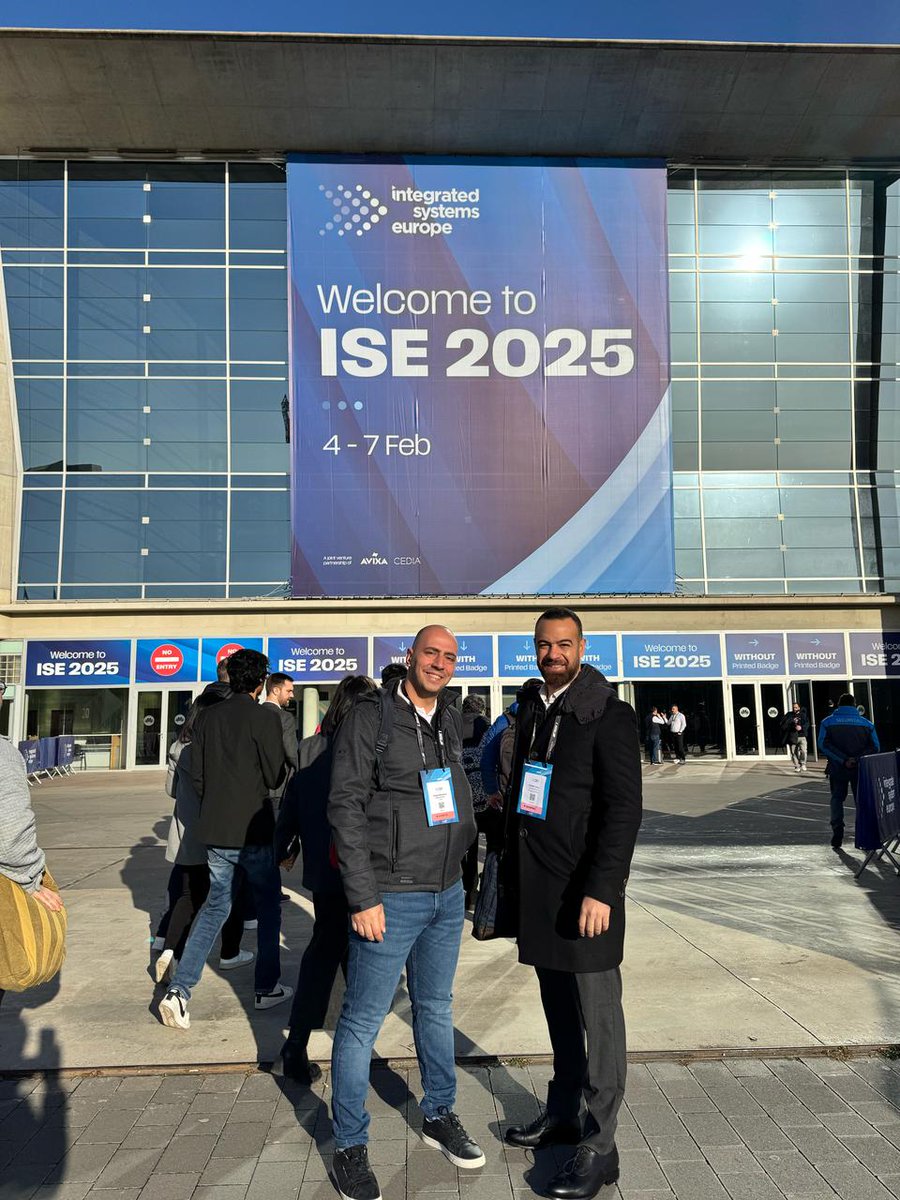 Spantrek1's tweet photo. @ISE_Show 2025 is finally happening! 🌟
Team Spantrek and Qbic Technology is having an incredible start to Day 1, showcasing how smart workspaces should really work! 💡
#ISE2025 #ConnectionRestored #SmartWorkspaces #TechInnovation #Qbic #Spantrek https://t.co/pqt6rByzMR