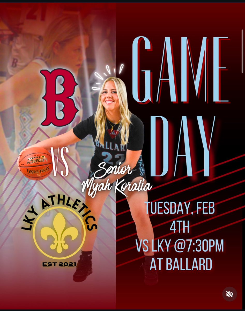 ❗️ GAME DAY ❗️

🆚 LKY 
📍 Ballard High School
⏰ 7:30pm

#GoBruins 🐻🏀