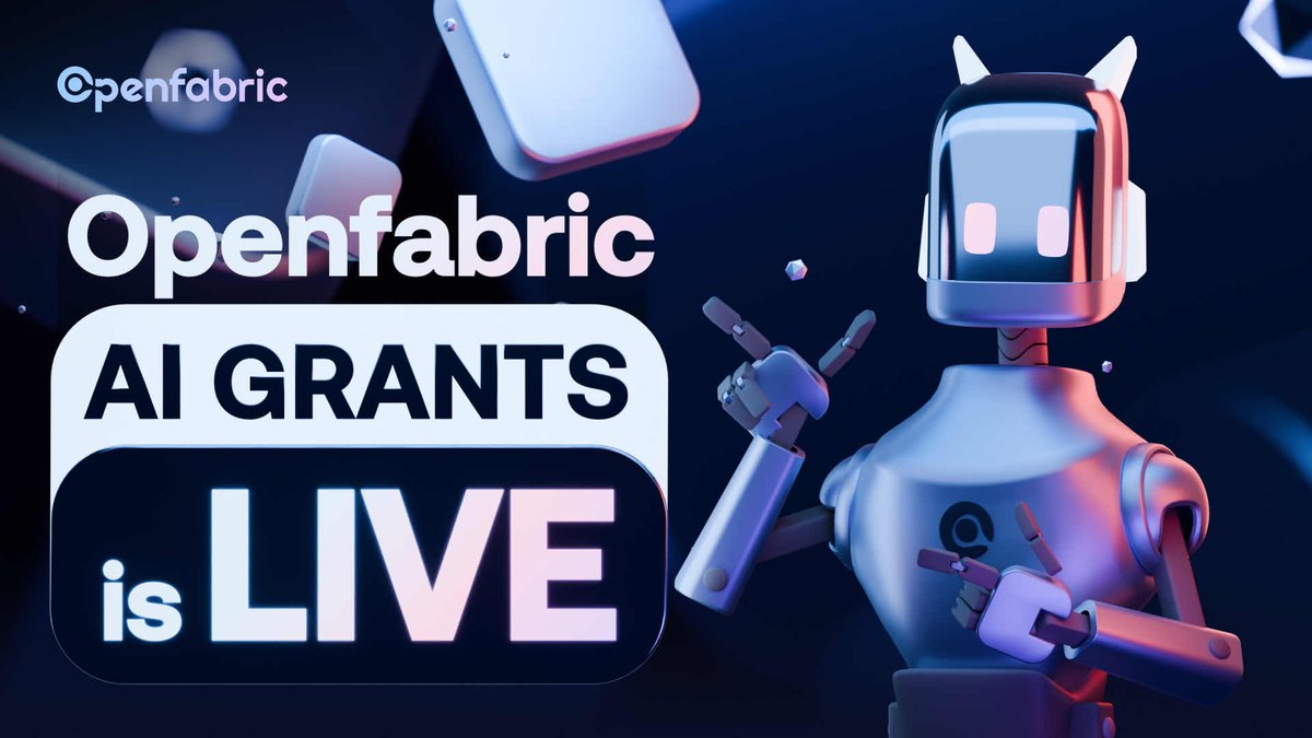 Openfabric grant program is live!🎉

Find out who is eligible and how to apply for Openfabric grants: openfabric.ai/blog/the-openf…