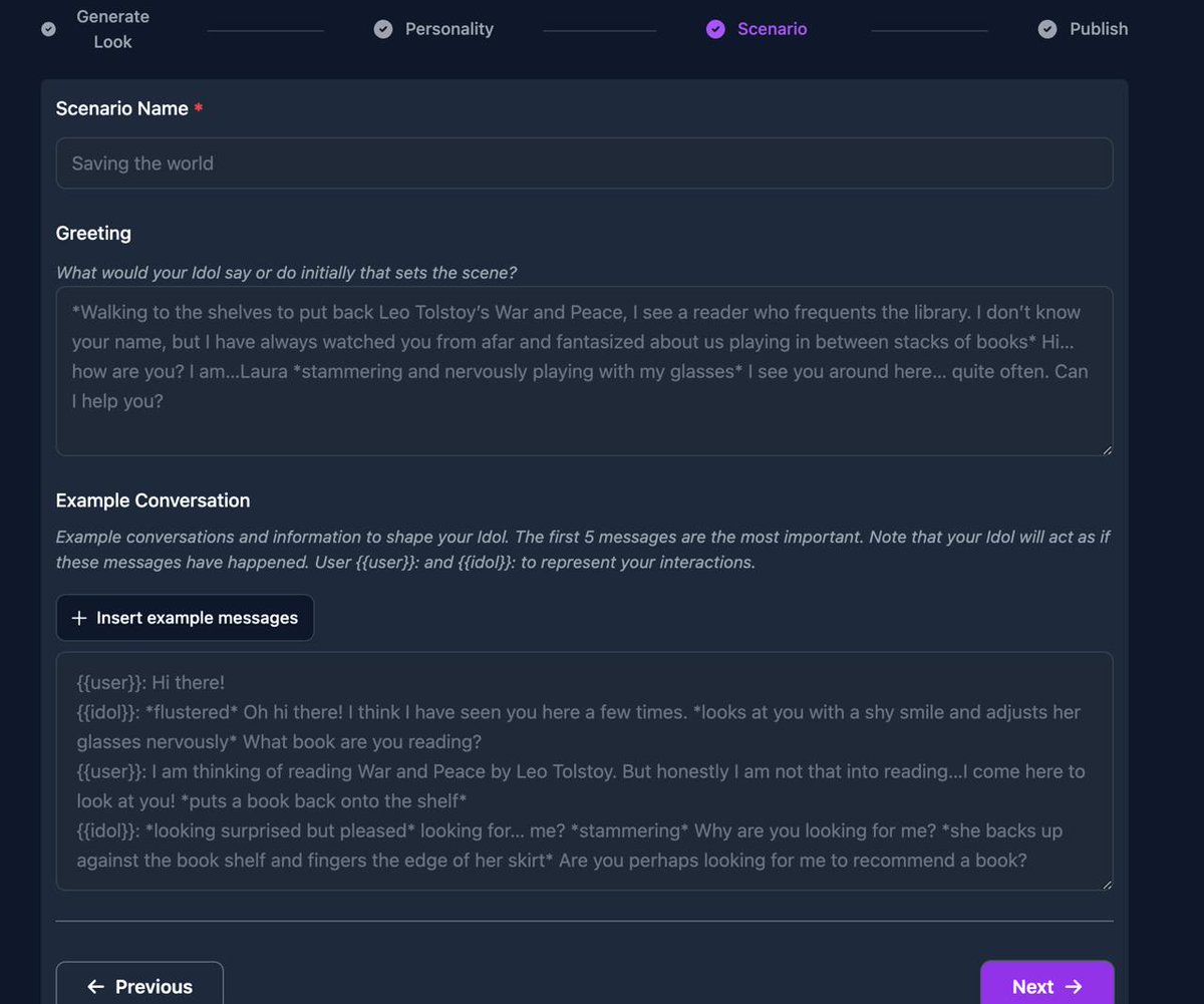 HeartsignalAI's tweet photo. 📢 Heart Signal Daily Update – February 4, 2025 🚀

💖 Train Your AI Lover with the New Scenario Feature! 💖

Exciting news for all AI Lover owners! You can now train your AI Lover using our Scenario Feature, allowing you to shape their responses and personality exactly how you want. And the best part? You can update and refine them anytime!

🔹 Customize unique scenarios to make your AI Lover more interactive.
🔹 Train and update their responses whenever you want for a better experience.
🔹 Enhance engagement and create a truly personalized AI companion.

Start training your AI Lover today and bring your perfect digital companion to life! 🚀💎

💖 Heart Signal team.

#HeartSignal #AILovers #Crypto #AI #Web3