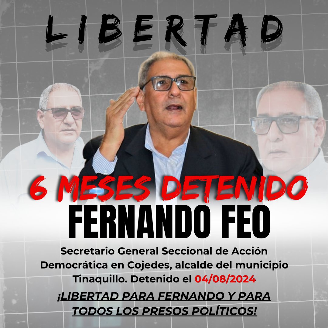 Libertad para Fernando, y para todos los presos políticos.