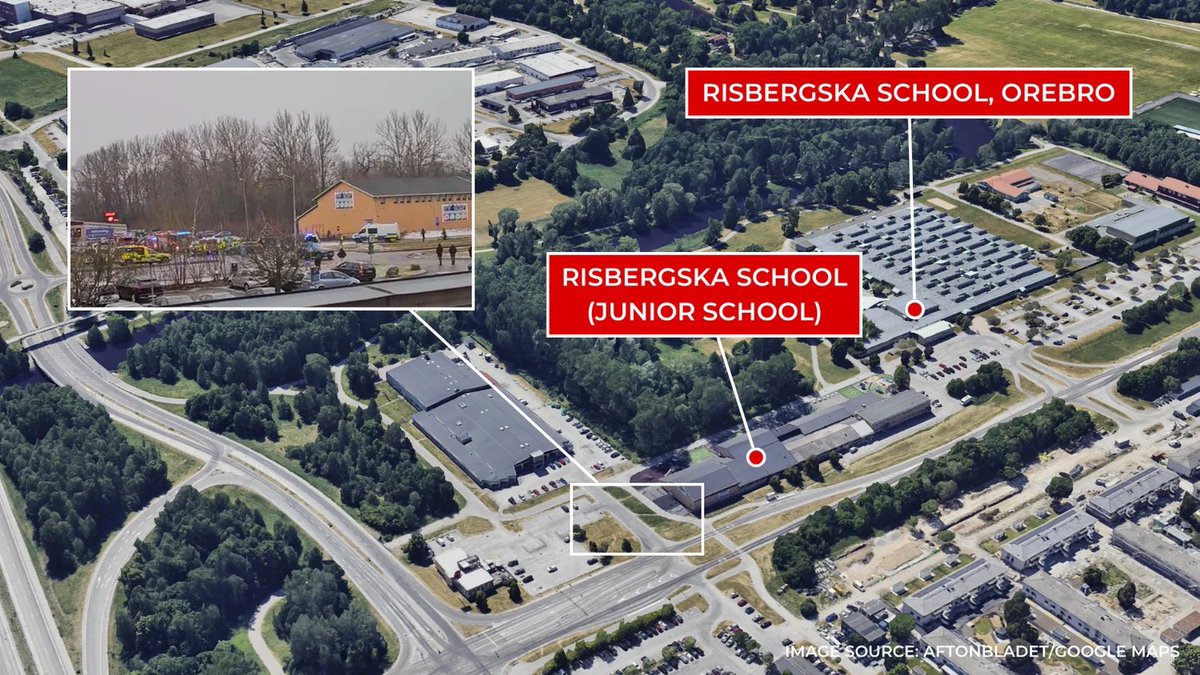 ianmiles's tweet image. There has been a deadly mass shooting at a school in central Sweden. The shooter reportedly used a fully automatic firearm. Where did he get it?