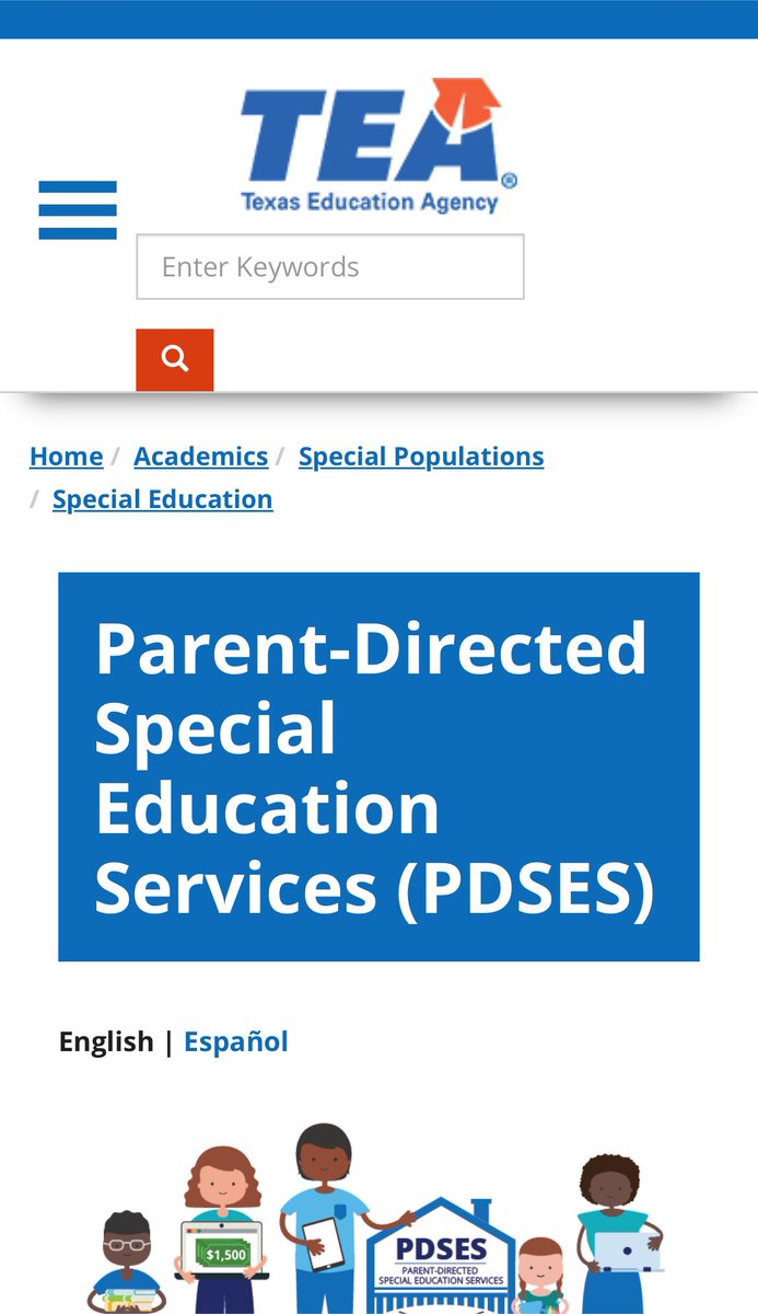 Attention Madison Marlins!! Below is a free grant for students with IEPs can receive $1500!! Check out this link! tea.texas.gov/academics/spec…