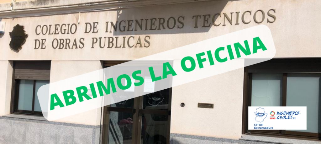 Extremadura CITOP (@citop_ex) on Twitter photo ¡Buenos días! Nuestra sede, que se encontraba temporalmente cerrada, ya está realizando servicio de atención presencial al público en su horario habitual. ¡Buenos días! Nuestra sede, que se encontraba temporalmente cerrada, ya está realizando servicio de atención presencial al público en su horario habitual.