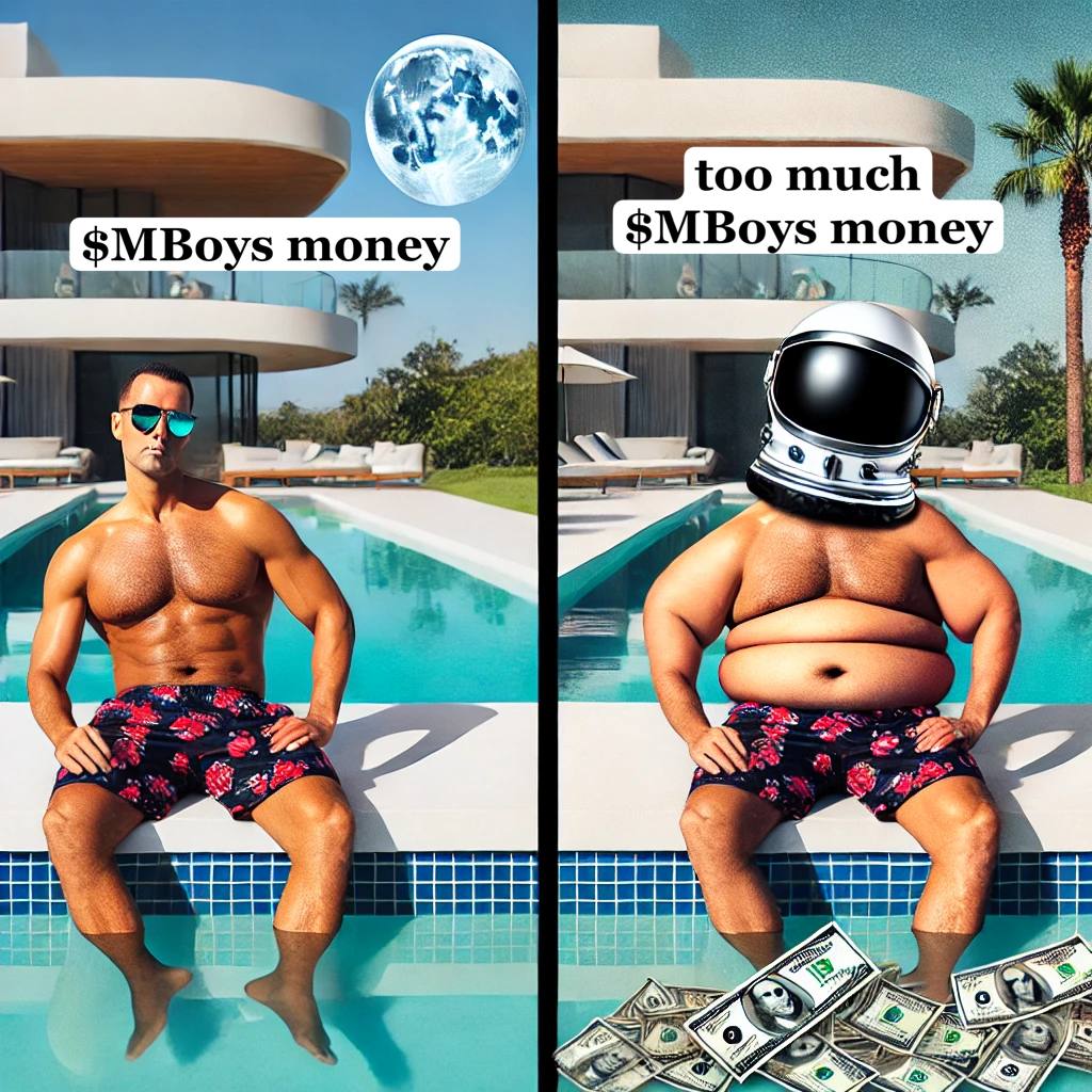 Careful what you do with all your $Mboys money 💰 😉😉

CA: 27jFwDUUkuASLSTiYa9uKXSXQkjBe9mDdVmeLSkNmoon