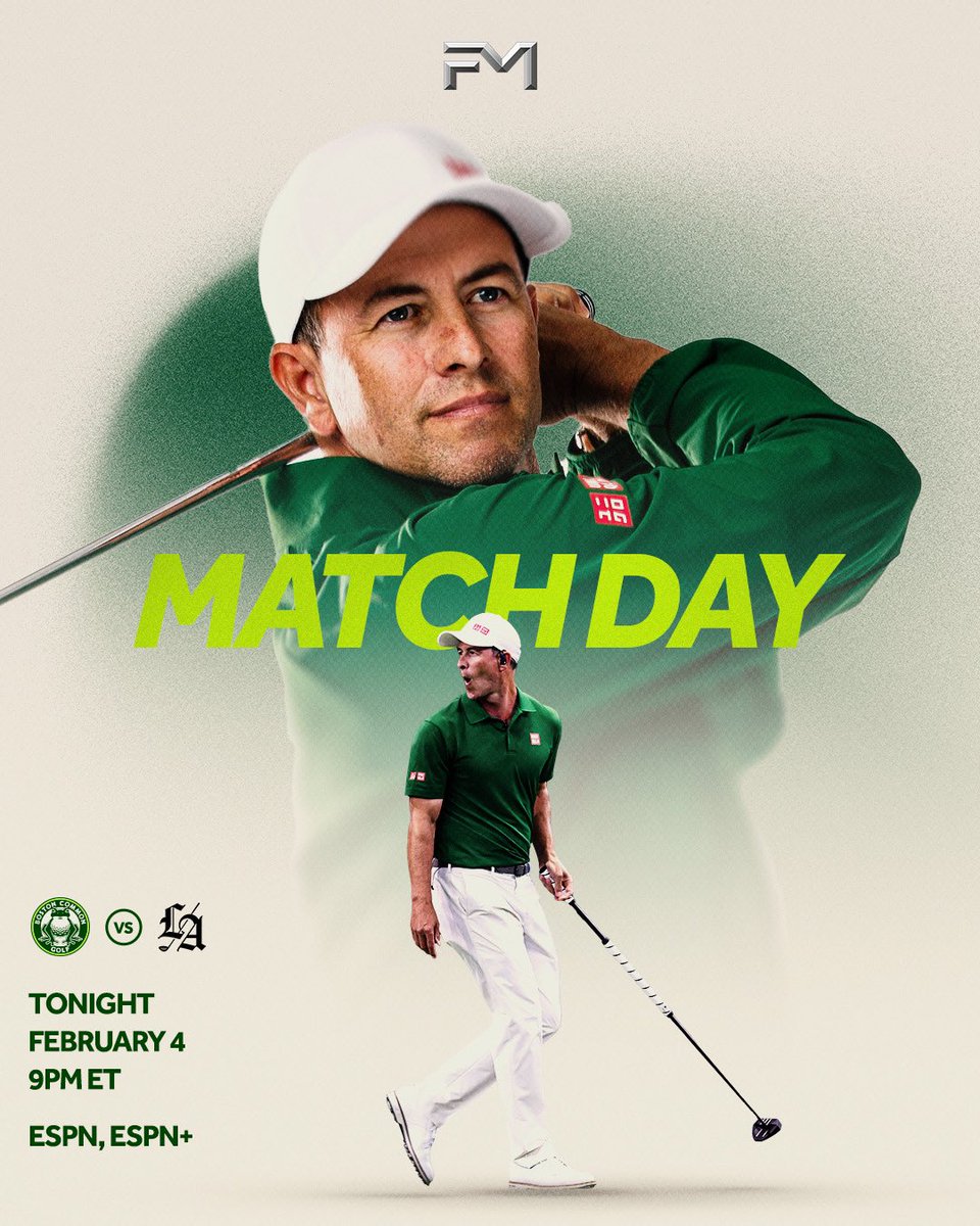 Boston Common Golf (@commongolf) on Twitter photo We’re baaaaaaaaaack 🐸
@ESPN - 9pm EST
<a href="/SkySports/">Sky Sports</a> - 2am GMT
<a href="/watch_UNEXT/">U-NEXT</a> - 11am JST
<a href="/FOXSportsAUS/">FOXSportsAUS</a> - 1pm AEDT We’re baaaaaaaaaack 🐸
@ESPN - 9pm EST
<a href="/SkySports/">Sky Sports</a> - 2am GMT
<a href="/watch_UNEXT/">U-NEXT</a> - 11am JST
<a href="/FOXSportsAUS/">FOXSportsAUS</a> - 1pm AEDT