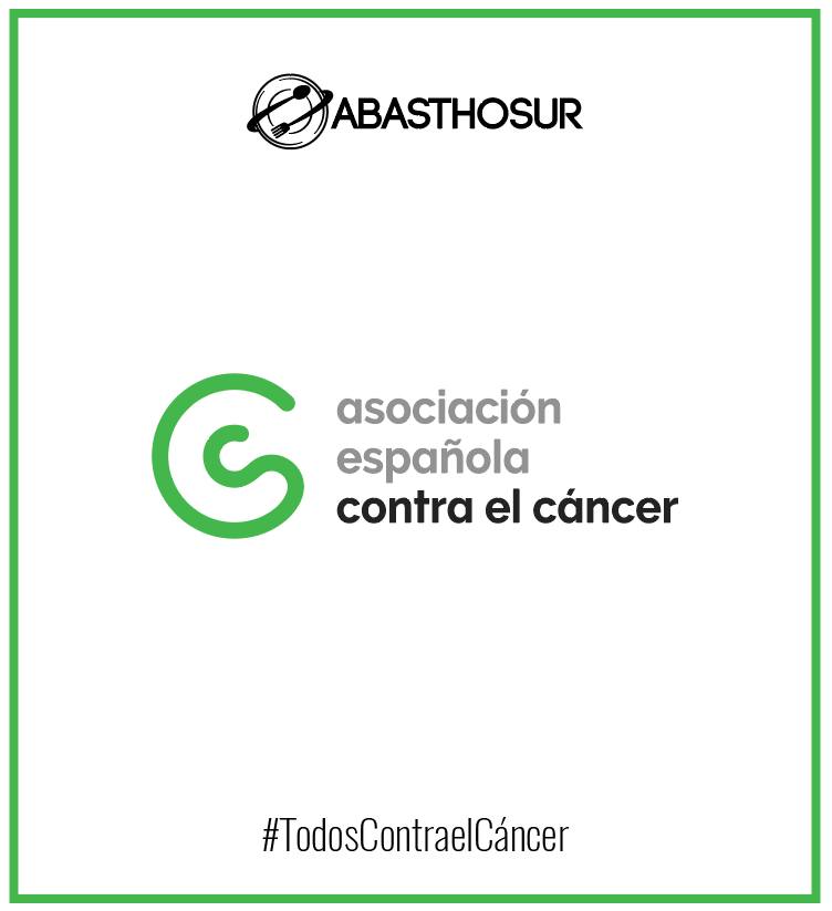 La lucha contra el cáncer es una lucha de todos. Desde #Abasthosur colaboramos como socios de la <a href="/ContraCancerEs/">Asociación Española Contra el Cáncer</a>, para ayudar a disminuir el primer problema sociosanitario del mundo: el cáncer.