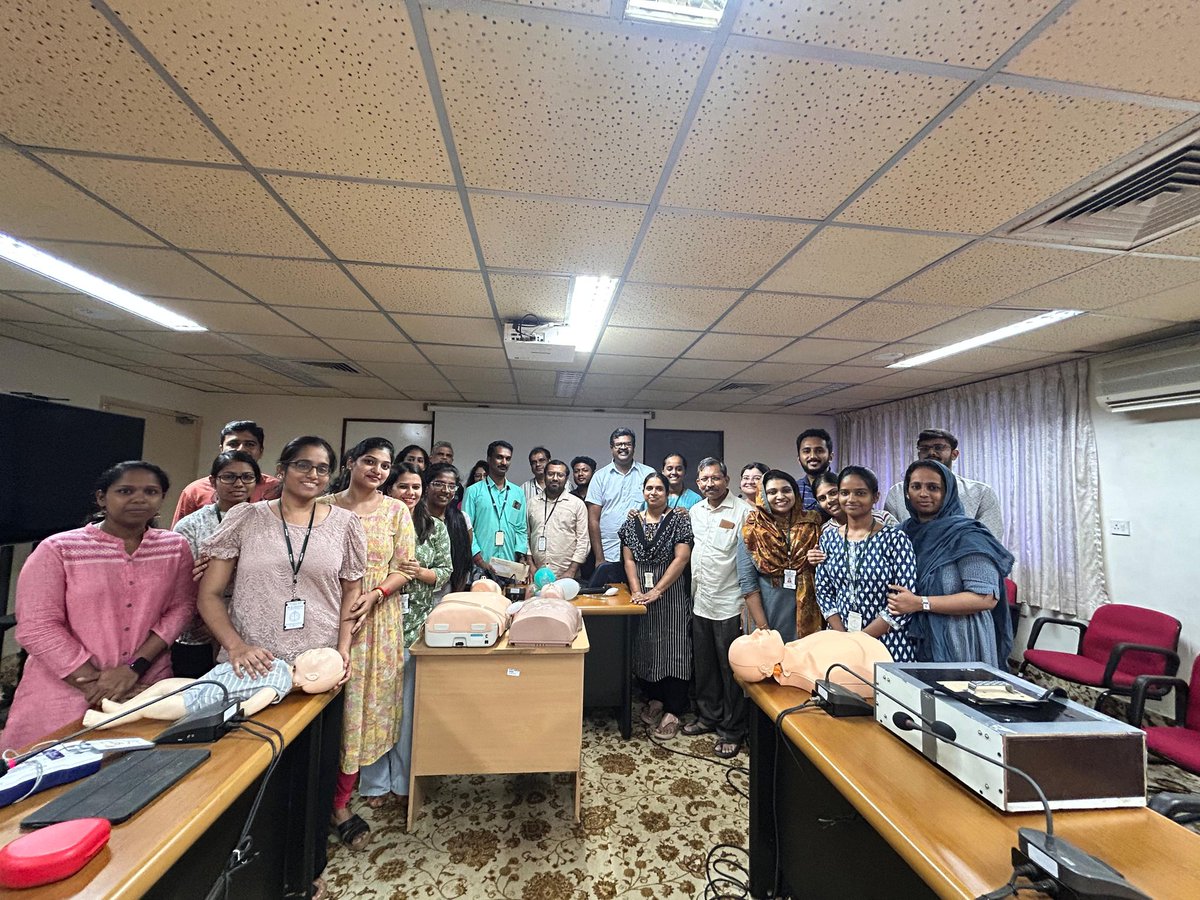 "Empowering future public health professionals! On January 28, 2025, MPH students at AMCHSS participated in a comprehensive Basic Life Support (BLS) training session. The session included hands-on CPR training, equipping students with essential life-saving skills.