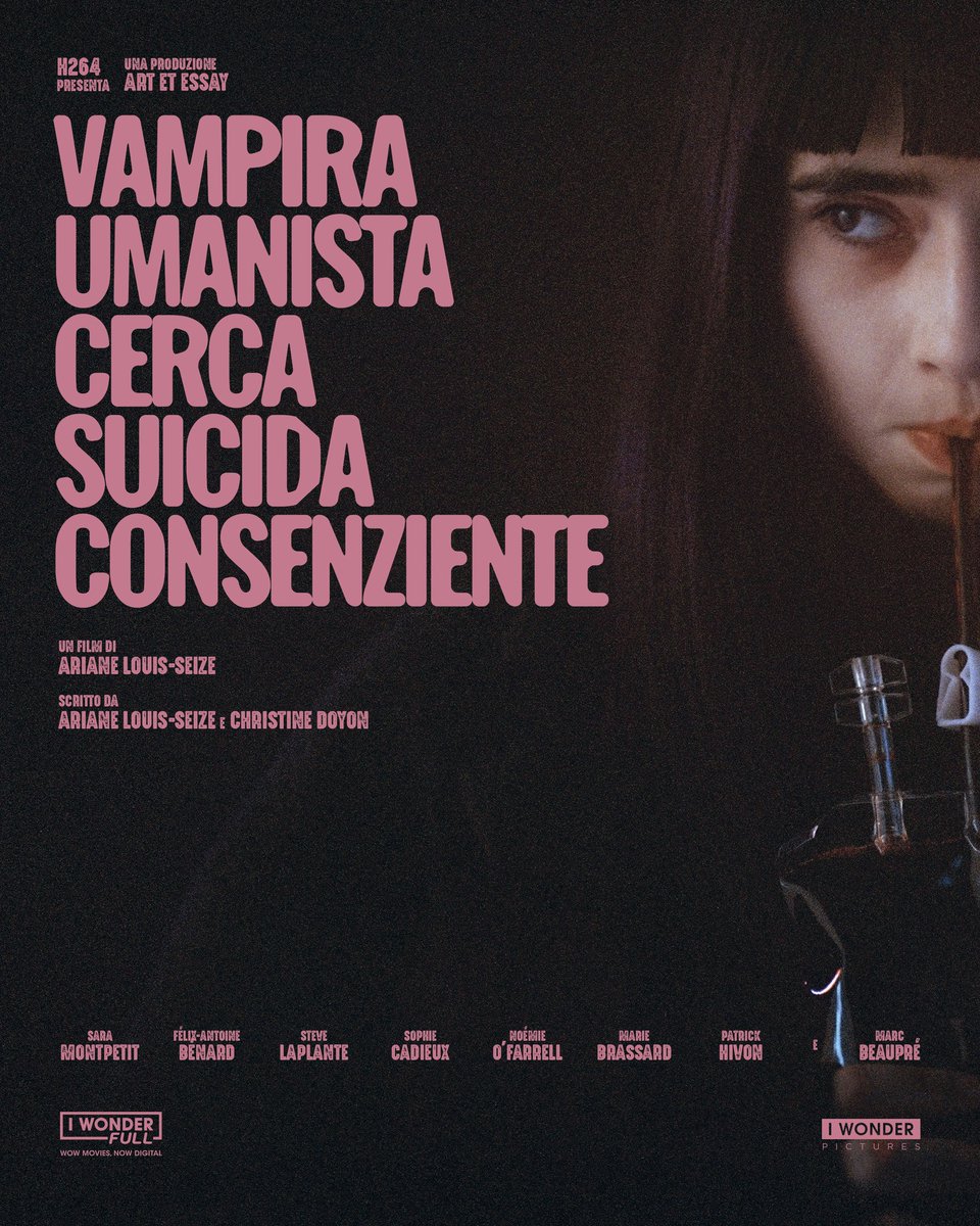 VAMPIRA UMANISTA CERCA SUICIDA CONSENZIENTE è finalmente disponibile per il pubblico italiano grazie ad I Wonder Pictures!
Il vincitore del GdA Director’s Award 2023 è disponibile da oggi su iwonderfull.it e sul <a href="/PrimeVideoIT/">Prime Video Italia</a> channel. 🧛‍♀️🩸

📲: shorturl.at/5i27P