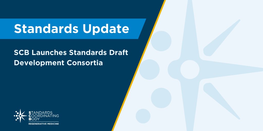 SCBRegenMed's tweet photo. We’ve launched new #standards draft consortia to help experts easily provide input on multiple #regenerativemedicine standards without a major time commitment. Learn more: https://t.co/4BBJfHRrBZ https://t.co/pVquD6OQkn