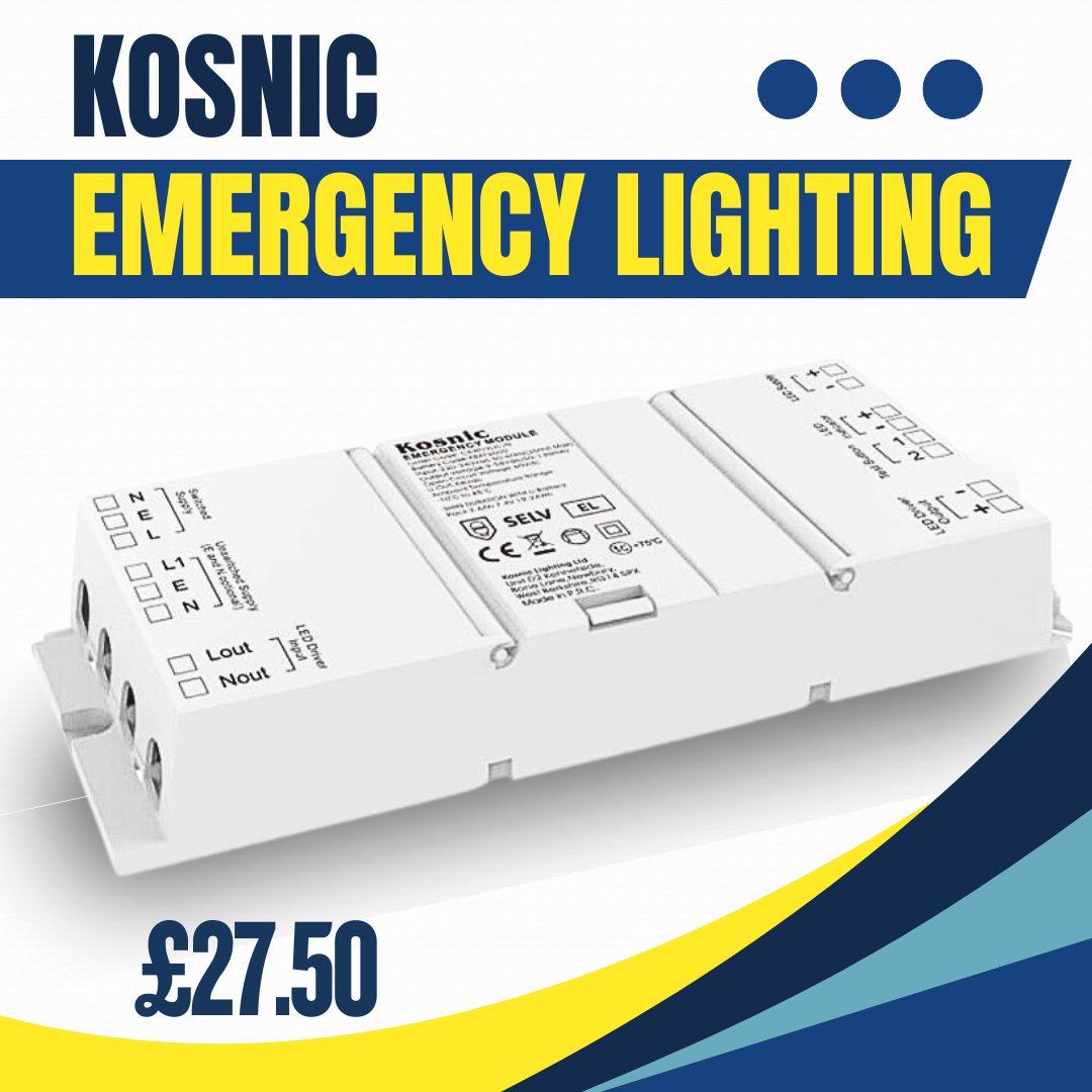 meteorelec's tweet image. 🚨 Stay Safe with Kosnic Emergency Lighting! 🚨

From exit signs to recessed downlights, we have the perfect emergency lighting solution for your home or business. 💡

Shop now and stay prepared! 🛒 bit.ly/4htXFJr

#EmergencyLighting #Kosnic #LED #FireSafety #Lighting
