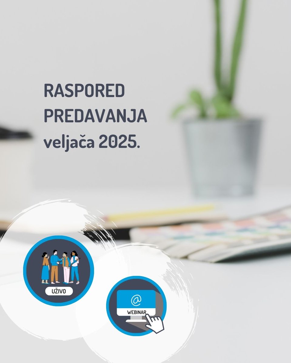 Počela nam je nova edukacijska sezona 📚, a što smo vam pripremili u veljači - proučite u nastavku: plaviured.hr/edukacija! 😉 Vidimo se!💙 #raspored #edukacija