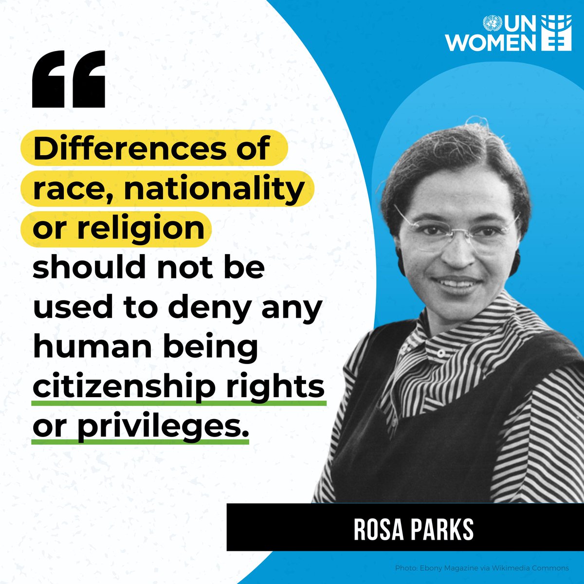 Rosa Parks, born #OnThisDay in 1913, was an American civil rights activist who refused to give up her seat on the bus as an act of resistance to segregation.

She reminds us of the importance of speaking up for inequalities and rejecting racism.

#BlackHistoryMonth