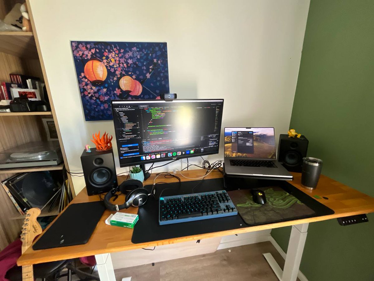 Got the standing desk, cursor, superwhisperer, Adderall, a mac, and a 4k monitor. 

Can I write my first hello world now?