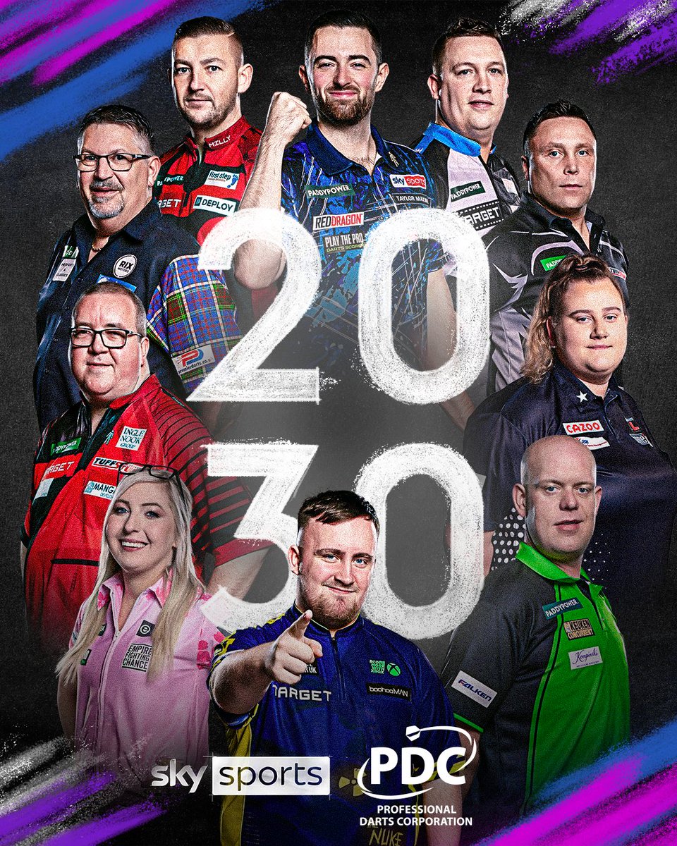 BREAKING: Sky Sports will remain the home of darts until 2030, following a five-year partnership extension with the @officialpdc! The new deal will include over 60 days of exclusively live coverage from the biggest darts tournaments every year 🚨🎯