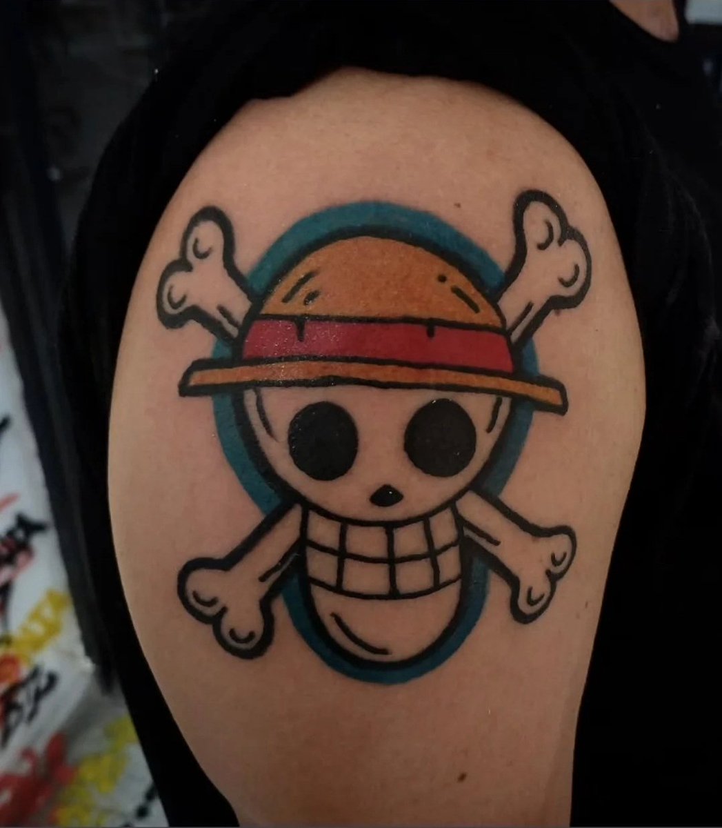 Volví en forma de sombrero de Paja! #mugiwara #ONEPIECE #onepiecetatto #anime