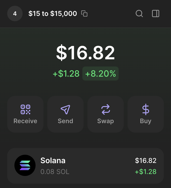 $15 to $15,000 starts TODAY!

Every call, every move, posted live
Tracking trades through a public wallet
If you don’t have $15, I’ll give it to you

If you want in, like, rt, and drop a comment

Invites dropping to followers only