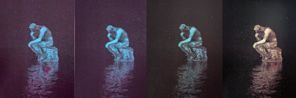 huntergem77's tweet photo. #NewProfilePic #banner 

"Thinker" _ @lphaCentauriKid 

The "Thinker" collected by @ghostdao124772 is set to be exhibited at ACK's 'The Grand Exhibition - Carnegie Hall' showcase in 2025. 👻✨

https://t.co/nHXpxgwB7A https://t.co/e86rDM9m6V