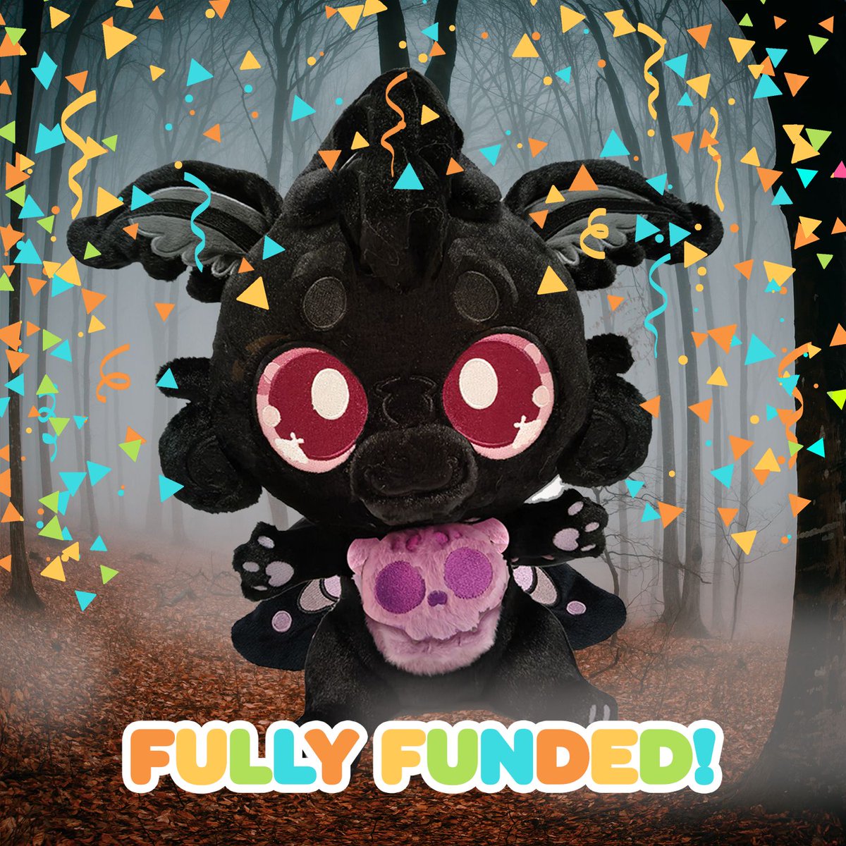 🎉🎊 MONTY HAS BEEN FULLY FUNDED!! 🎊🎉

10 Days left to unlock the rest of the moth plushies, will we unlock them all? 👀
 °✧･｡ 
#plushies #mothman #cryptidcore