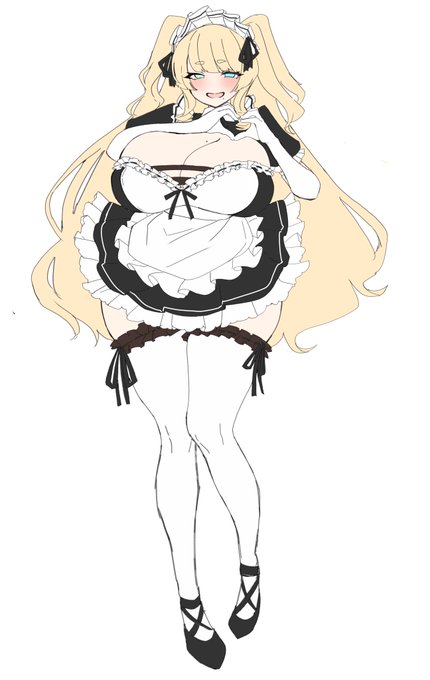 あたしちゃんのツインテ描こうとしてたらなんかメイドになってた 