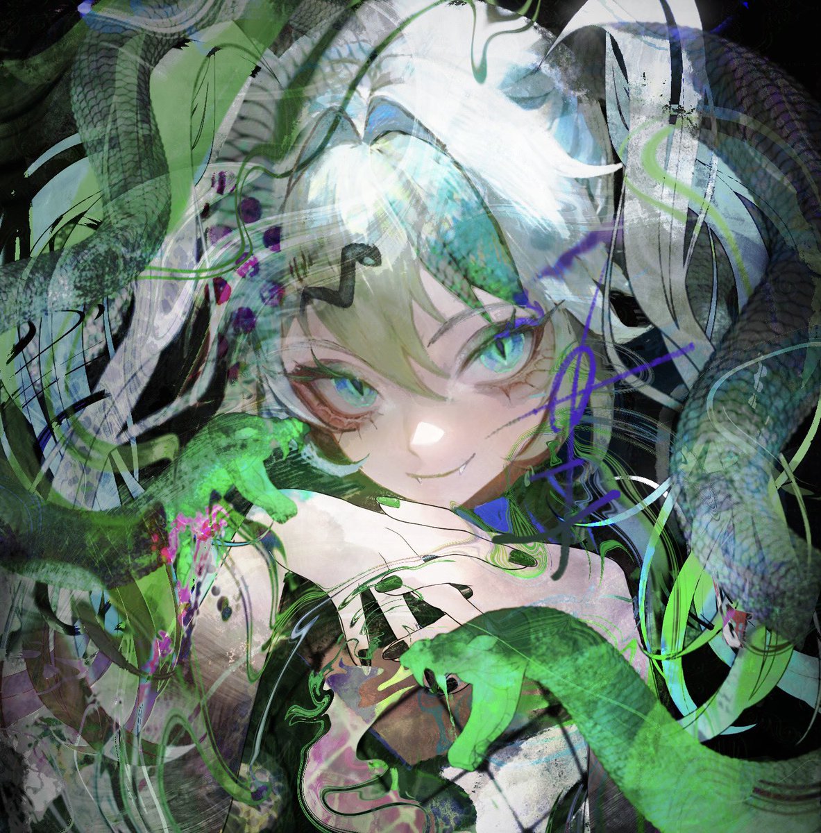 初音ミク 「#刺さる人に届け一次創作祭り 」|はむメロンのイラスト