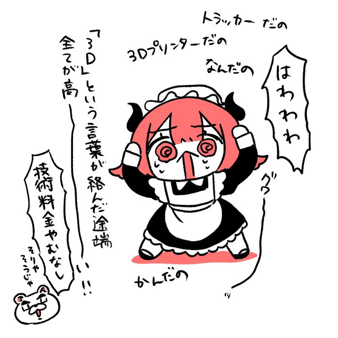3Dって『技術』なんだなって………改めて思い知った、そんな2月。いかがお過ごしですか。
#おはよう有灰さん 