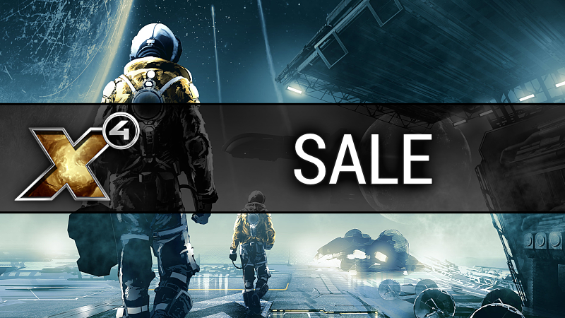 EGOSOFT's tweet photo. In case you missed it, or if you’d like to share with friends - X4 and its expansions are currently on sale across multiple stores! 🎉 Follow the links below to find the deals:

🛒 Steam: https://t.co/jxqv2DbeLd
🛒 GOG: https://t.co/fEArDOBLlT https://t.co/Mxuar4ri5E