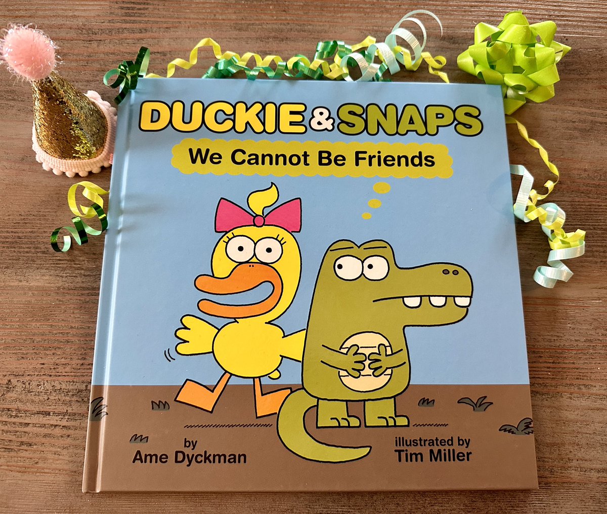 Ame Dyckman✨ (@amedyckman) on Twitter photo HOORAY! 🎉! 🎂🎈HAPPY #BOOKBIRTHDAY🎈🎂 to our
🐥DUCKIE & SNAPS🐊:
WE CANNOT BE FRIENDS!
With DUCKIE & SNAPS, “WE CANNOT” can be, “WE CAN!”
Hope all OUR friends ❤️ it!
Text by me!
🎨 by #TimMiller!
Orchard Books, <a href="/Scholastic/">Scholastic</a>!
Everywhere you ❤️ to get 📚—TODAY! #kidlit HOORAY! 🎉! 🎂🎈HAPPY #BOOKBIRTHDAY🎈🎂 to our
🐥DUCKIE & SNAPS🐊:
WE CANNOT BE FRIENDS!
With DUCKIE & SNAPS, “WE CANNOT” can be, “WE CAN!”
Hope all OUR friends ❤️ it!
Text by me!
🎨 by #TimMiller!
Orchard Books, <a href="/Scholastic/">Scholastic</a>!
Everywhere you ❤️ to get 📚—TODAY! #kidlit
