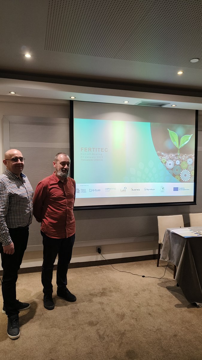 🚀 Rozpoczynamy projekt FERTITEC! 🌍♻️ W Salonikach 🇬🇷 odbyło się spotkanie inaugurujące inicjatywę UE dot. odzysku składników nawozowych z odpadów. IUNG-PIB koordynuje WP1! 🔬 
Więcej: <a href="/fertitecproject/">FERTITEC</a>

#FERTITEC #Horizon #CircularEconomy #nawozy