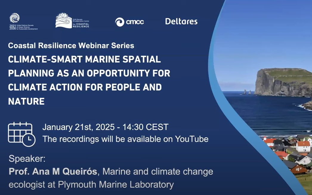 More about our international collabs on "#Climatesmart #MSP as an opportunity for #climateaction for people &amp; nature" in our recent #webinar: tinyurl.com/yvfu7bsm
Thank you to the <a href="/UNOceanDecade/">UN Ocean Decade</a> DCC-CR for hosting us!