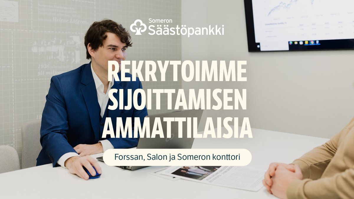 Someron Säästöpankki tweet media