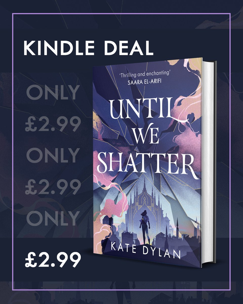 heads up fantasy fiends! until we shatter is now only £2.99 on kindle! no idea how long the deal will last, so if you want some messy bisexuals for cheap, today's an excellent day to get them!

➡️ amzn.to/3wIpPOe