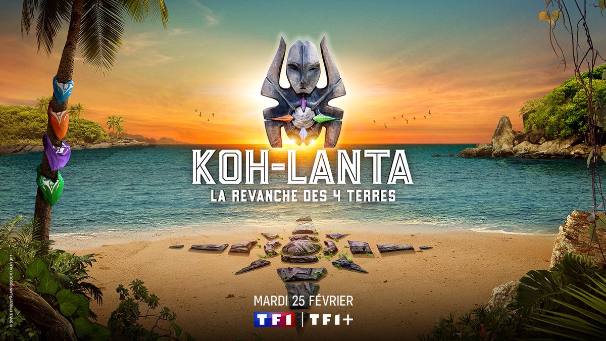 Alpfr's tweet photo. @KohLantaTF1 où la Revanche des 4 Terres 🔥
24 nouveaux aventuriers viennent chacun défendre leur Région ! 4 tribus : Le Nord, l’Est, le Sud et l’Ouest. 

"Koh-Lanta, la Revanche des 4 Terres" présentée par @DenisBrogniart c'est mardi 25/02 à 21h10 sur @TF1 https://t.co/lFBWmlUFU9
