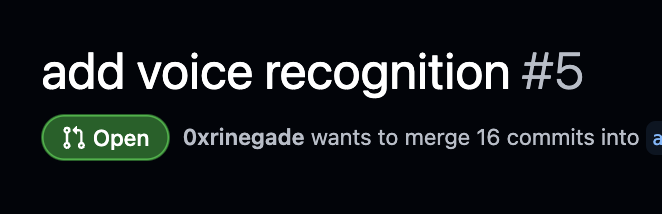 larp_dev's tweet photo. finally merged to prod voice recognition feature that was added by dev in our $SVMAI community, idea is to make you able to talk with solana and get replies in voice once needed even happens in realtime

https://t.co/hSvvj8Vsil

preparing repo for the rest updates now https://t.co/CO1ukxhe9t