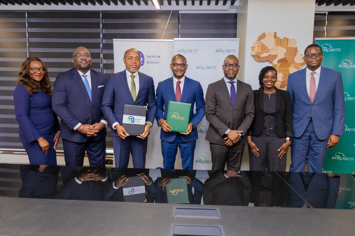 Ce Mardi 04 février 2025, la <a href="/SGG_gabon/">Société de Garantie du Gabon</a> , filiale de <a href="/FondsOkoume/">OkoumeCapital</a> et initiative du <a href="/fgis_gabon/">Fonds Gabonais d'Investissements Stratégiques</a>, a signé avec <a href="/AGF_Group/">AfricanGuaranteeFund</a>, une convention de contre-garantie d’un montant de 𝟲 𝗺𝗶𝗹𝗹𝗶𝗮𝗿𝗱𝘀 𝗙𝗖𝗙𝗔.

Pour en savoir plus sur cet accord 👉 : urlz.fr/tZq1