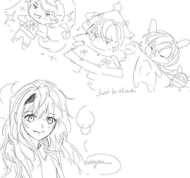 Sayizth_says_ok's tweet photo. It's not Christmas but I just wanted to draw them
part of the picture I drew
#MaydayMemory
#Syd
#Dell
#Hansol
#Jeff https://t.co/93s3fNAZe1