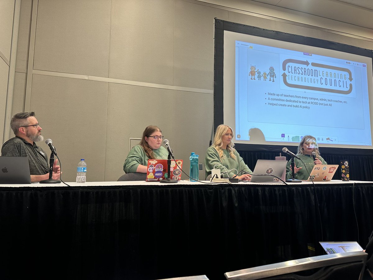 This is amazing team is representing <a href="/RoyseCityISD/">Royse City ISD</a> this morning at <a href="/TCEA/">TCEA</a>.